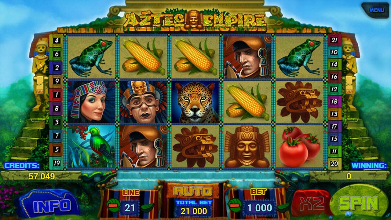 Описание слота Aztec Empire в казино Вулкан бонус
